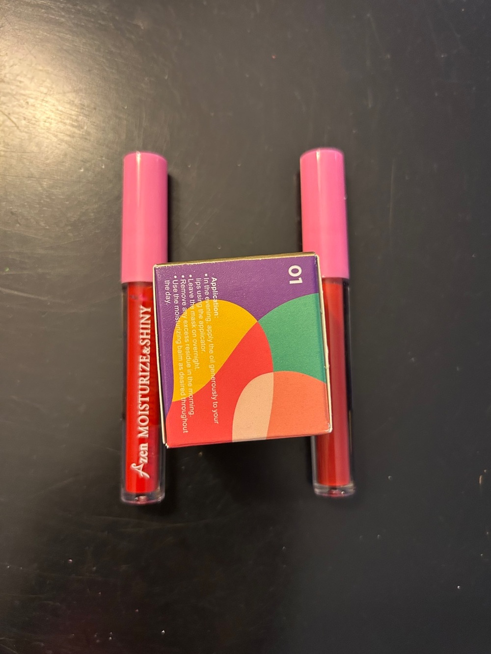 Moisturizer & Shiny Lip Gloss Duo in Pink - Hydrating Sheer Shine